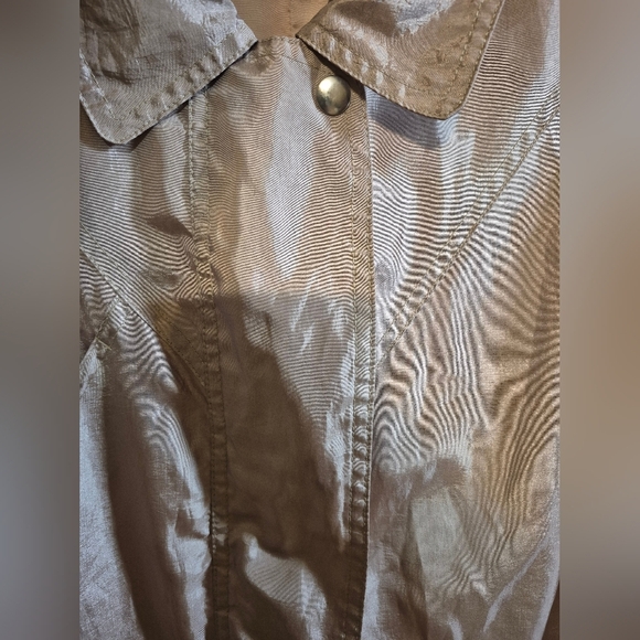 Haband Vintage Gold Trench Coat - Picture 5 of 5